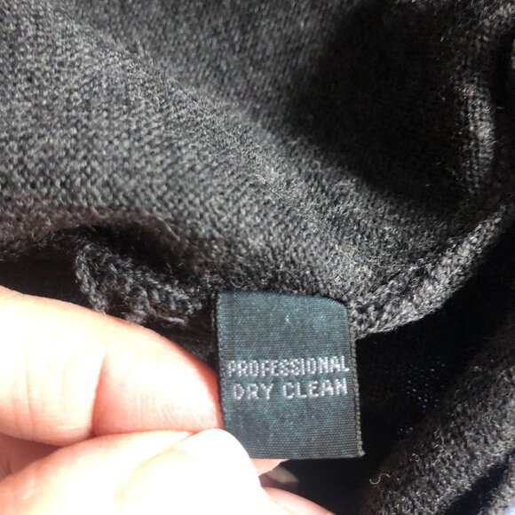 Time Pieces Mock Neck Wool Sweater Mens Size XXL Tall Gray Long Sleeve Y2K - Picture 6 of 7